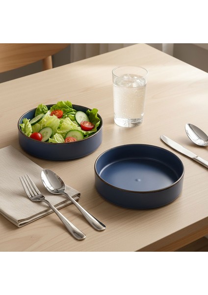 Ese Valeron 2 Adet 18 cm Salata Kasesi Mat Mavi 26L modelleri