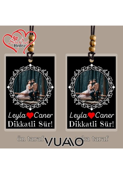 Kişiye Özel Isimli ve Fotoğraflı Araba Hediyesi Araba Süsü Dikiz Aynası Süsü fiyatları