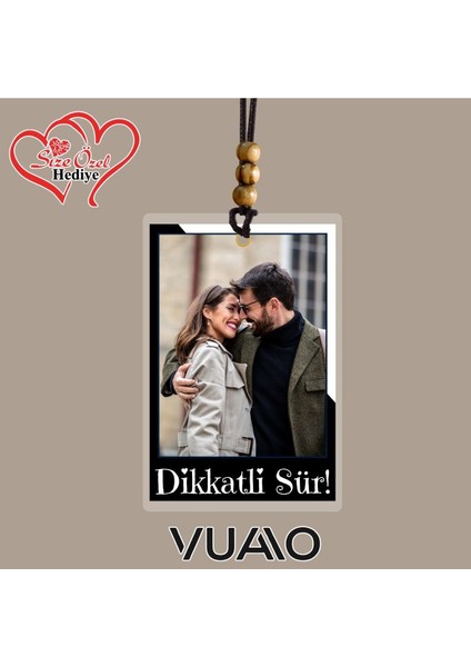 Kişiye Özel Isimli ve Fotoğraflı Taraftar Araba Hediyesi Araba Süsü Dikiz Aynası Süsü Siyah Beyaz fiyatları