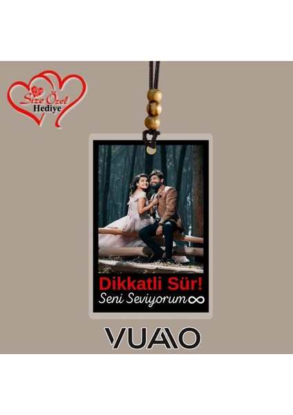 Kişiye Özel Isimli ve Fotoğraflı Araba Hediyesi Araba Süsü Dikiz Aynası Süsü Siyah fiyatları