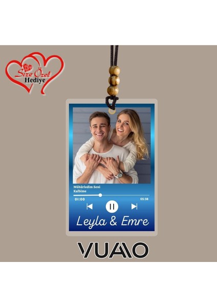 Kişiye Özel Isimli, Fotoğraflı ve Harfli Araba Hediyesi Araba Süsü Dikiz Aynası Süsü