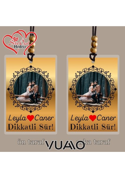 Kişiye Özel Isimli ve Fotoğraflı Araba Hediyesi Araba Süsü Dikiz Aynası Süsü fiyatları