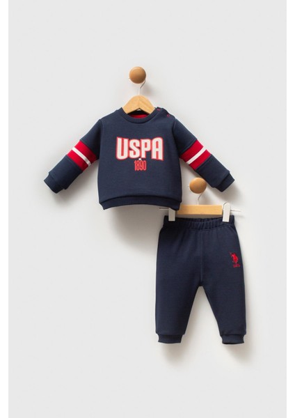 U.s. Polo Assn Erkek Bebek 2 Li Takım Lacivert Kırmızı