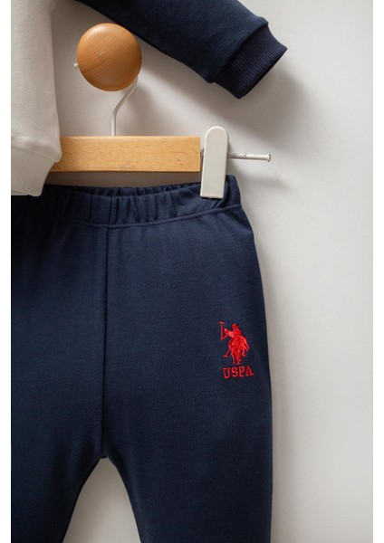 U.s. Polo Assn Erkek Bebek 2 Li Takım Beyaz Lacivert fırsatları