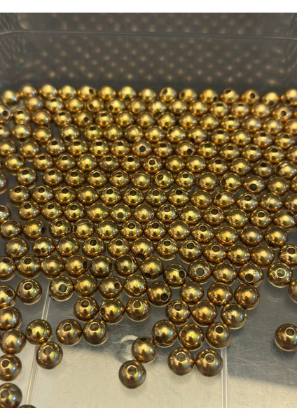 250 Adet Plastik Sarı Boncuk Set 0.80 mm modelleri