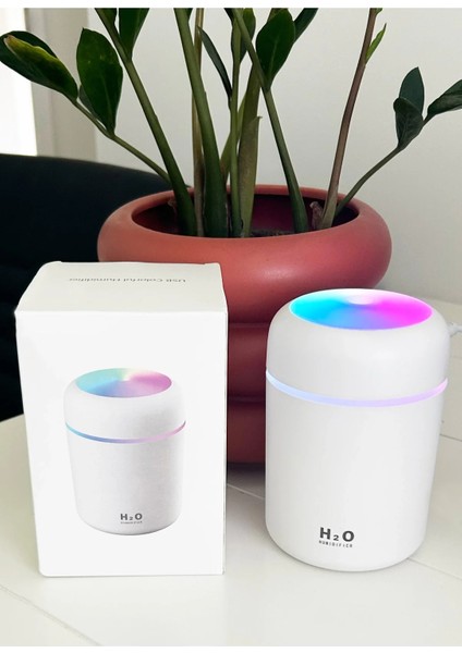 H2O LED Işıklı Mini Oda Hava Nemlendirici fırsatları