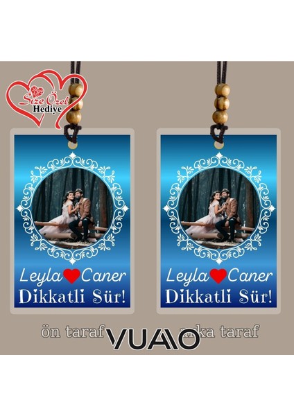 Kişiye Özel Isimli ve Fotoğraflı Araba Hediyesi Araba Süsü Dikiz Aynası Süsü fiyatları