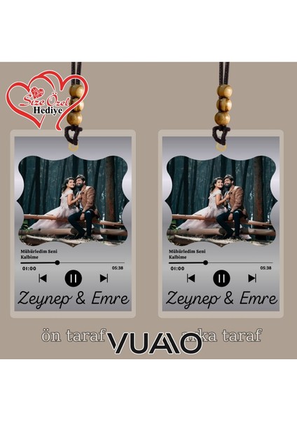 Kişiye Özel Isimli, Fotoğraflı ve Sözlü Araba Hediyesi Araba Süsü Dikiz Aynası Süsü Size Özel Hediye fiyatları