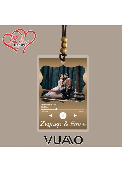 Kişiye Özel Isimli, Fotoğraflı ve Sözlü Araba Hediyesi Araba Süsü Dikiz Aynası Süsü Size Özel Hediye