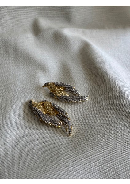 Özel Seri Çift Renk Anka Kuşu Küpe modelleri