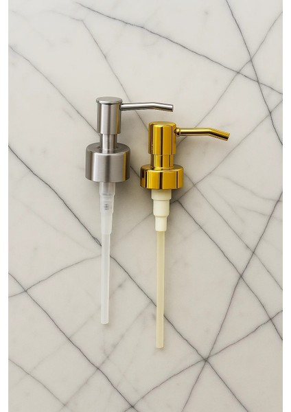 Sıvı Sabunluk Yedek Pompası Gümüş ve Altın