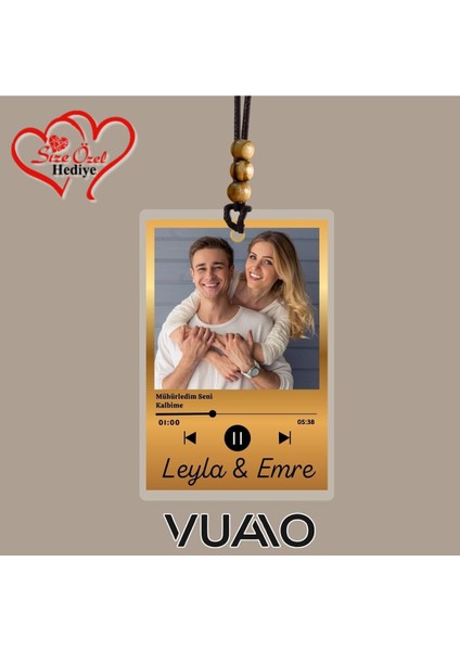 Kişiye Özel Isimli, Fotoğraflı ve Harfli Araba Hediyesi Araba Süsü Dikiz Aynası Süsü