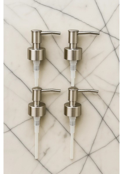 Sıvı Sabunluk Yedek Pompası Yedek Pompa Sıvı Sabunluk Sabunluk Pompası 4 Adet Gümüş fiyatları