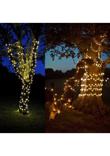 Yılbaşı Aydınlatması Hareketli LED Perde Dış Mekan Hortum Günışığı Dekoratif 10MT. Yeşil Kablolu Süs