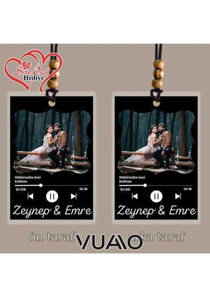 Kişiye Özel Isimli, Fotoğraflı ve Sözlü Araba Hediyesi Araba Süsü Dikiz Aynası Süsü Size Özel Hediye fiyatları