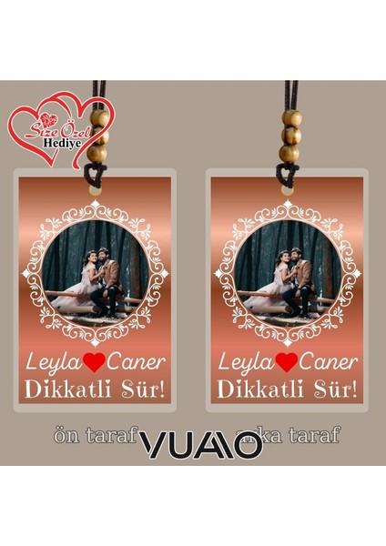 Kişiye Özel Isimli ve Fotoğraflı Araba Hediyesi Araba Süsü Dikiz Aynası Süsü fiyatları