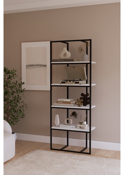 4 Raflı Dekoratif Kitaplık Ev Rafı Ofis Kitaplık Ev Kitaplık fiyatları