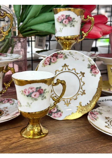 Arthur Ayaklı Fincan Takımı 100 ml modelleri