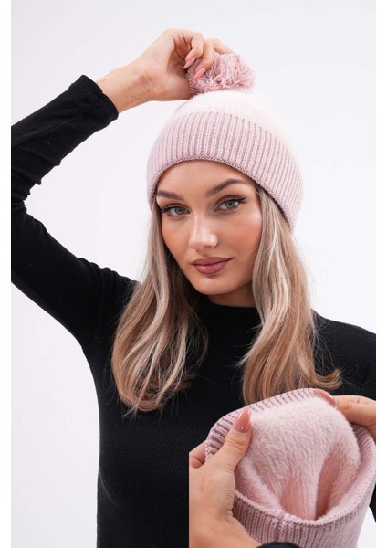 Peluş Ponponlu Bere