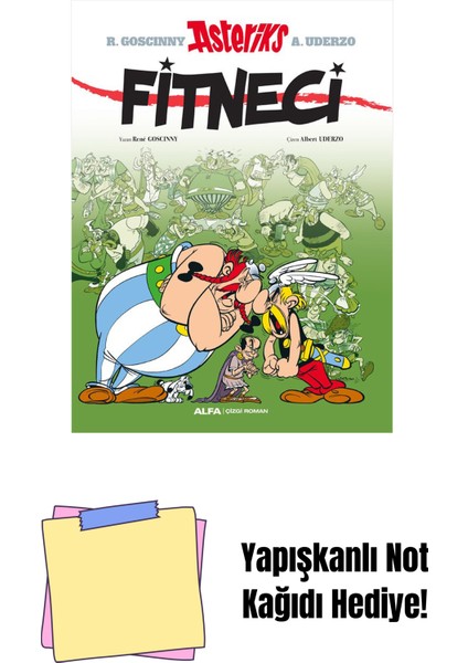 Asteriks 15 - Fitneci + Yapışkanlı Not Kağıdı