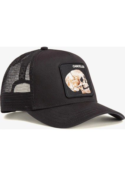 Cancelled Skull Unisex Siyah Şapka.voıd