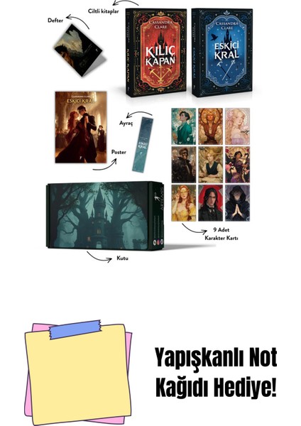 Castellane Günlükleri Ikili Kutulu Set (Ciltli) + Yapışkanlı Not Kağıdı