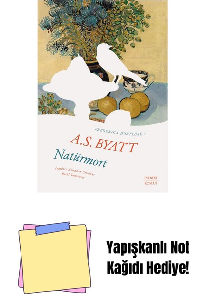 Natürmort + Yapışkanlı Not Kağıdı