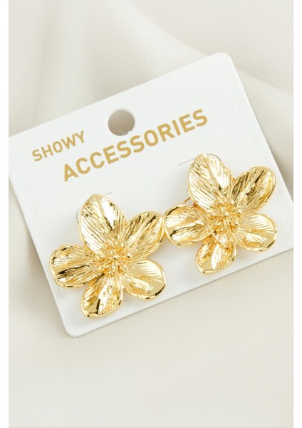 Allzey Orkide Trend Metal Küpe-Sarı fiyatları