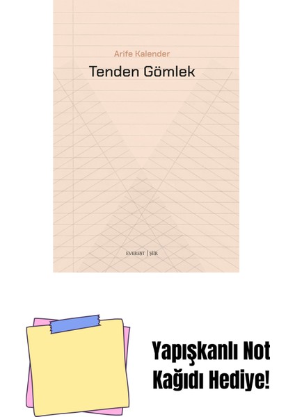 Tenden Gömlek + Yapışkanlı Not Kağıdı