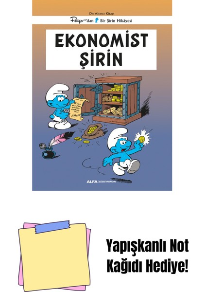 Şirinler 16 - Ekonomist Şirin + Yapışkanlı Not Kağıdı