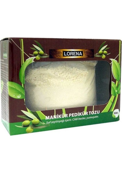 Doğal Zeytinyağlı Manikür ve Pedikür Tozu, Spa Mineral Deniz Tuzu 500 gr