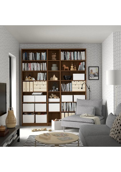 Bılly Yükseltme Ünitesi Kahverengi Ceviz Görünüm 80 x 28 x 35 Cm modelleri