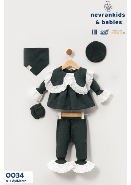 Kız Bebek Fistolu Waffle Hastane Çıkışı 5'li Yeni Doğan Seti 0-3 Ay fırsatları