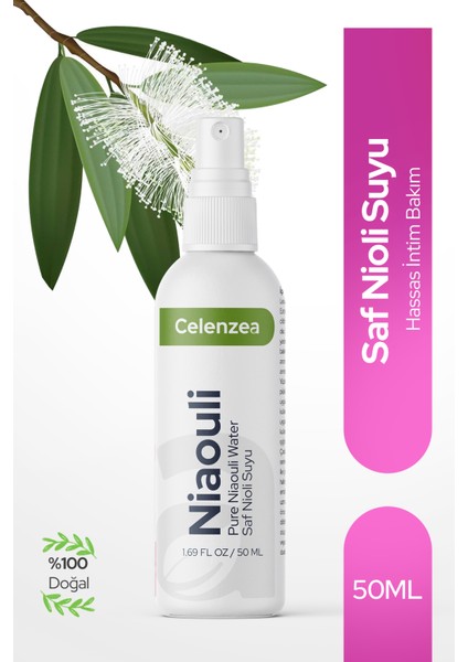 Niaouli Suyu %100 Doğal Cilt Bakımı İçin Serum 50 ml Hassas Ciltler İçin