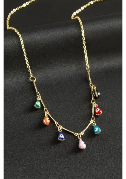 Damla Nazarlı Mineli Kolye fiyatları