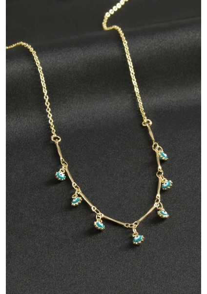 Çivili Nazarlı Mineli Kolye fiyatları