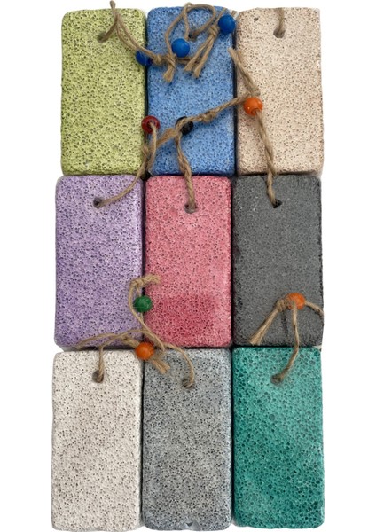 5 Adet Ayak Bakım Taşı, Doğal Ponza Köpük ve Peeling Taşı Seti