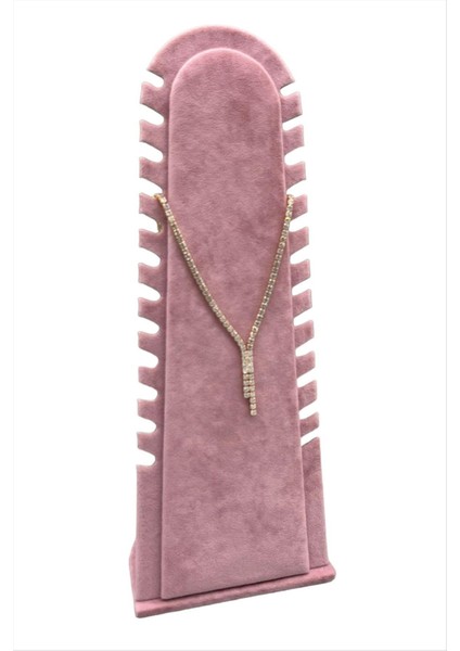 Çam Anfora Kumaş Kaplamalı Kolye Standı