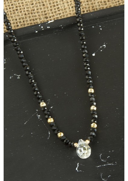 Dorika Damla Kristal Kolye