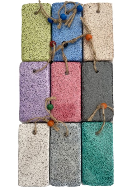 20'li Paket Doğal Ponza Köpük Taşı, Topuk ve Nasır Peelingi Için Ideal Ürün