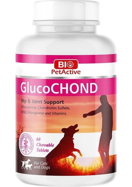 Bio Petactive Pet Active Glucochond Eklem Güçlendirici Tablet 60 Adet fiyatları