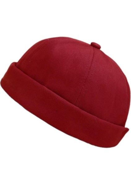 Ayarlanabilir Bordo-Bej Retro Takke Yazlık 2.li Set fiyatları