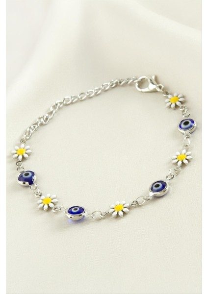 Papatya Nazar Boncuk Mineli Bileklik fiyatları