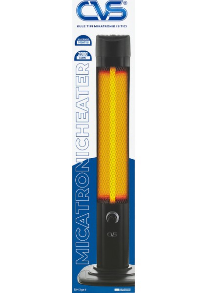 Dn 3047 Mikatronik Kule Tipi Elektrikli Dik Isıtıcı 2000W