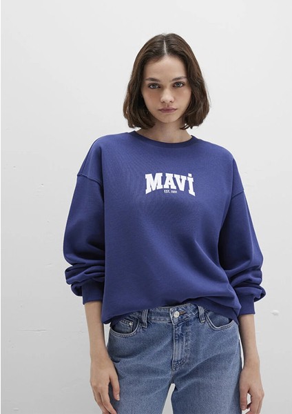 Kadın Lacivert M1S10372-70498 Sweatshirt fırsatları