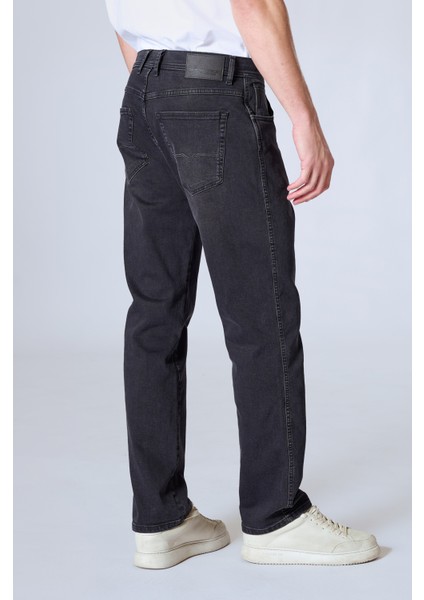 Vegas 132-323 Dark Antracite Likralı Bol Kesim Erkek Kot Pantolon Antrasit fırsatları