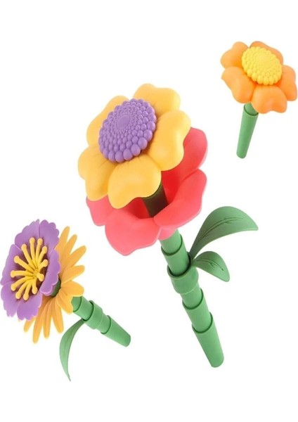 104 Parça Bahçe Çiçek Yapım Seti Eğitici Oyuncak Yapboz Bul Tak Puzzle fiyatları