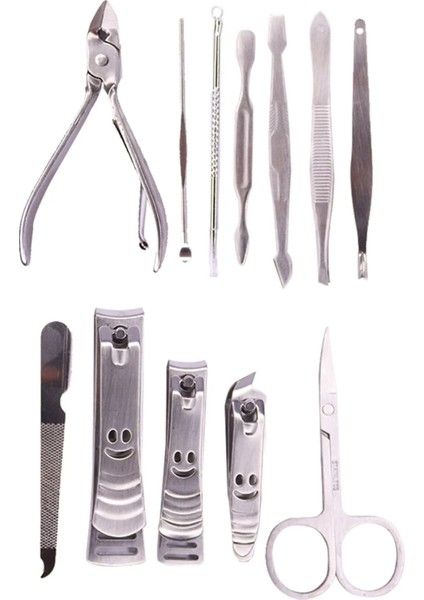 Deri Çantalı 12 Parça Tırnak Bakım Seti, Titizlikle Tasarlandı modelleri