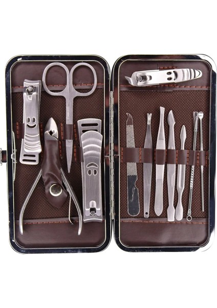 Deri Çantalı 12 Parça Tırnak Bakım Seti, Titizlikle Tasarlandı fırsatları