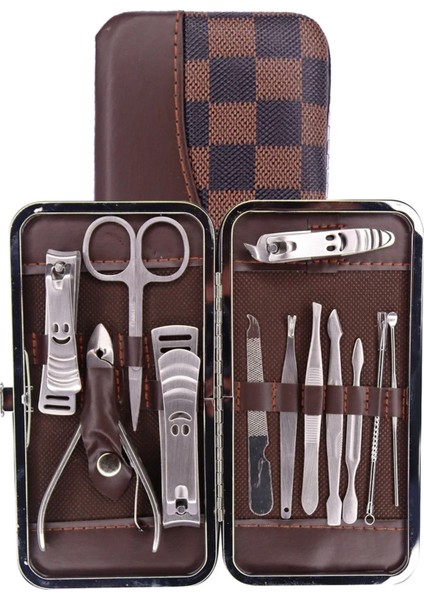 Deri Çantalı 12 Parça Tırnak Bakım Seti, Titizlikle Tasarlandı indirimleri